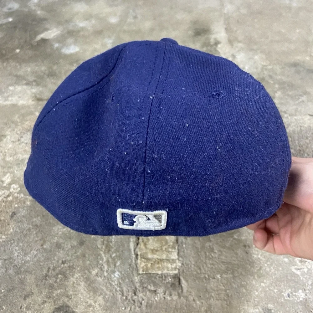 New Era San Diego Padres 59FIFTY Fitted Cap Size‎ 7 1/4 Blue MLB Baseball Logo